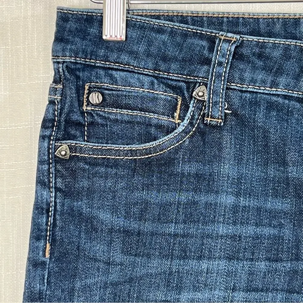 KUT from the Kloth Denim Jean Shorts Bermuda Length Jorts Size 4